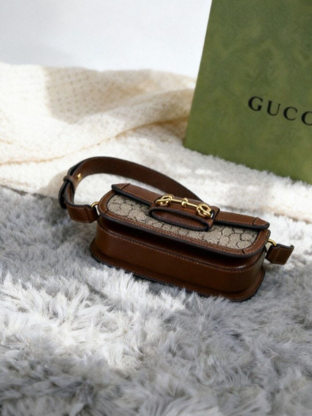 Gucci Horsebit 1955 Medium Shoulder Bag - Picture 4 of 6